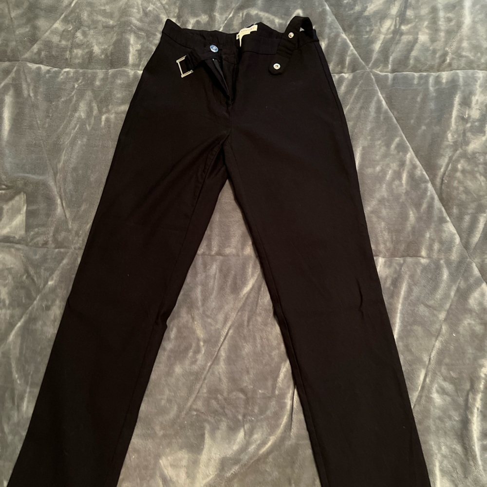 Black trouser with buckle — size 12
